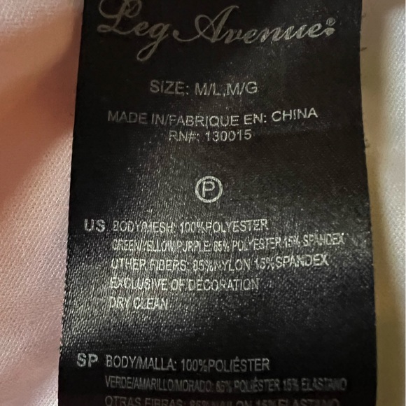 Adorable adult costume with furry leg warmers. Medium. - Picture 4 of 6